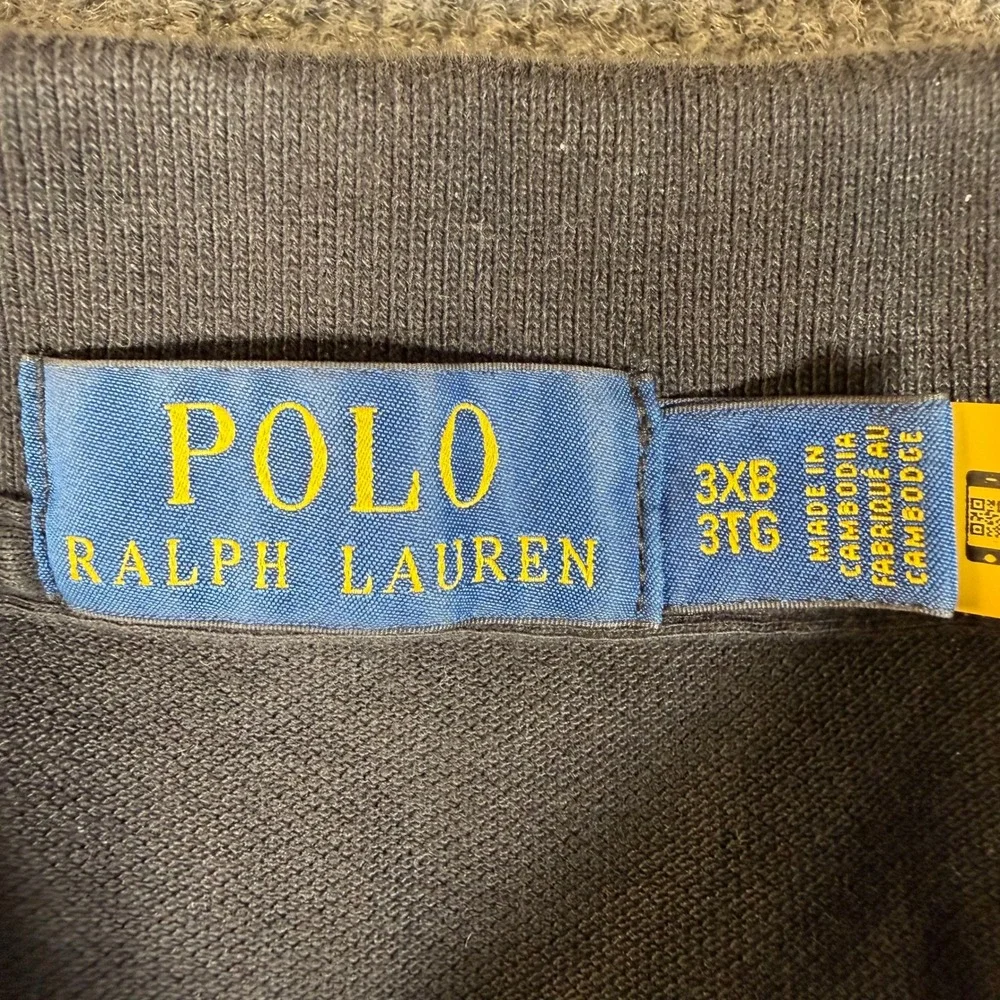 Polo Ralph Lauren Mens 3XB Triple Pony Big & Tall Short Sleeve Polo Shirt #3783